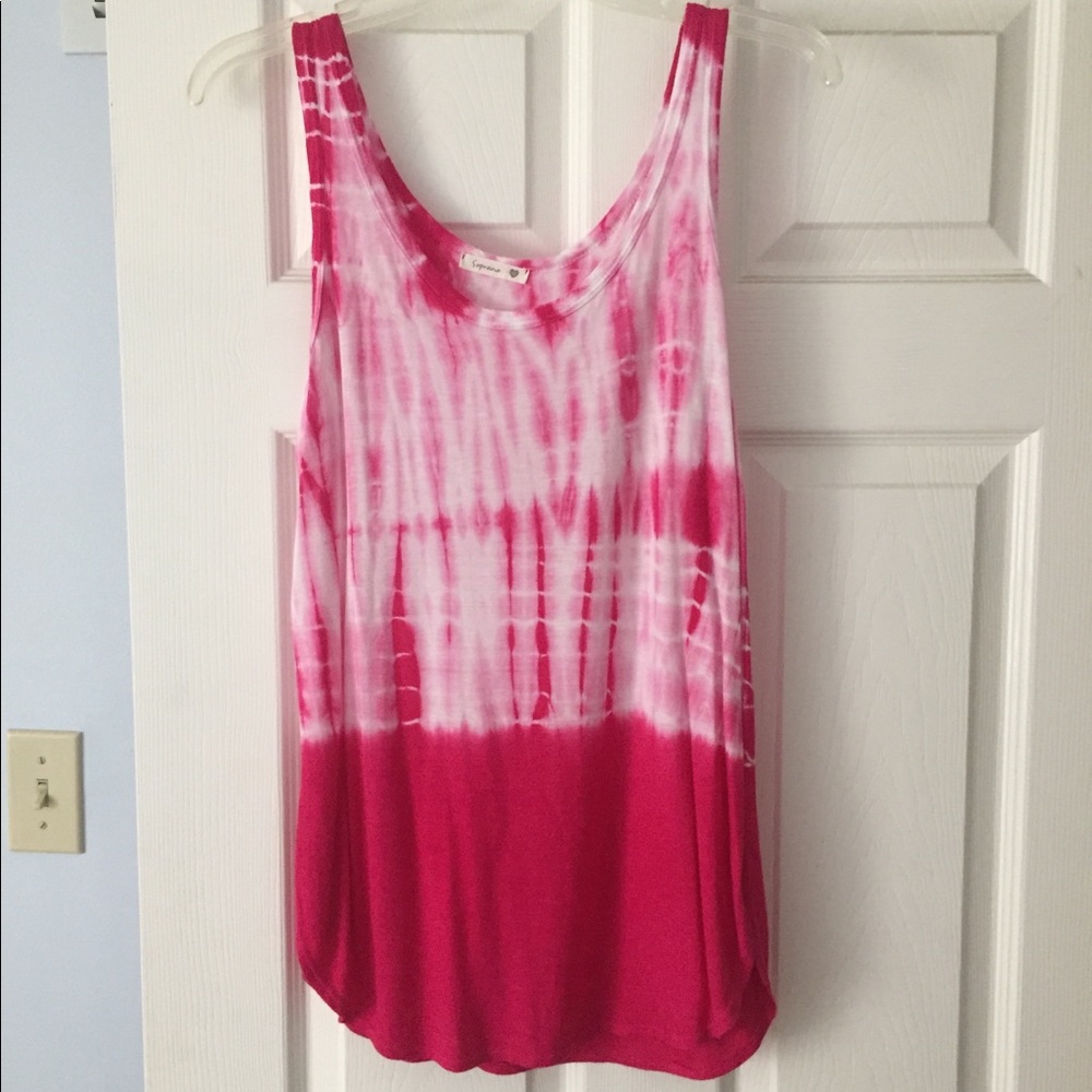 Pink Tie Dye Tank